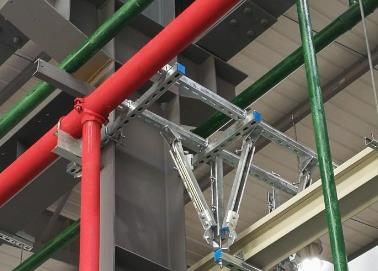 纳雍该抗震支架的整体式支吊架结构协调性好